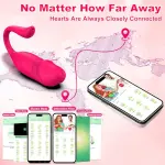 Stretchable Wireless Control APP Vibration Love Egg Vibrator, G Spot Vibrating Vaginal Stimulator Wearable Sex Toys for Adult Women