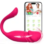 Stretchable Wireless Control APP Vibration Love Egg Vibrator, G Spot Vibrating Vaginal Stimulator Wearable Sex Toys for Adult Women