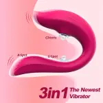 Rechargeable App-Controlled Wearable Vibrator for Couples - Wireless Panty Vibrator with Long Distance Control, Adult Sex Toy for Women