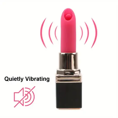 95mm Vibrators for Women - Sexy Lipstick, Clitoris Nipple Licks, Vaginal Anal Plug, Female Masturbator, Erotic Toys, Sex Products