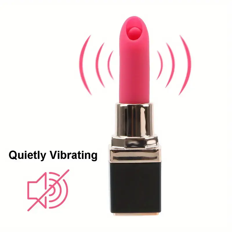 95mm Vibrators for Women - Sexy Lipstick, Clitoris Nipple Licks, Vaginal Anal Plug, Female Masturbator, Erotic Toys, Sex Products