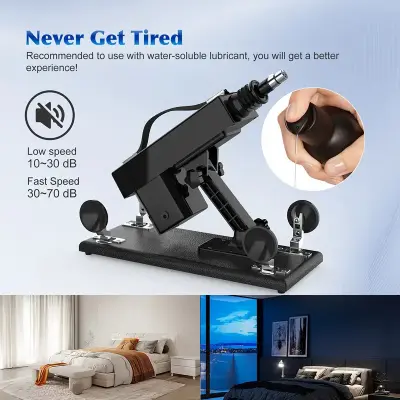 Sex Machine Automatic Sex Thrusting Machine For Women And Men Adult Sex Toy 3XLR Connector Thrusting Dildo Machine For Couples And Solo Play Sex Toys