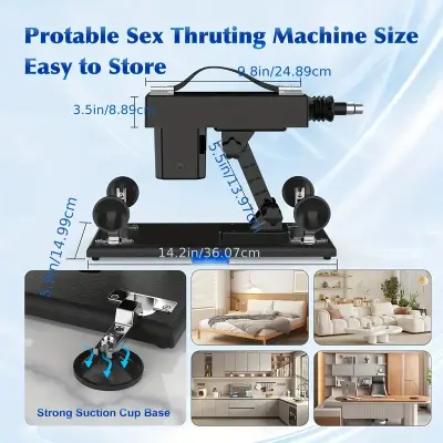 Sex Machine Automatic Sex Thrusting Machine For Women And Men Adult Sex Toy 3XLR Connector Thrusting Dildo Machine For Couples And Solo Play Sex Toys