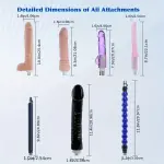 Sex Machine Automatic Sex Thrusting Machine For Women And Men Adult Sex Toy 3XLR Connector Thrusting Dildo Machine For Couples And Solo Play Sex Toys