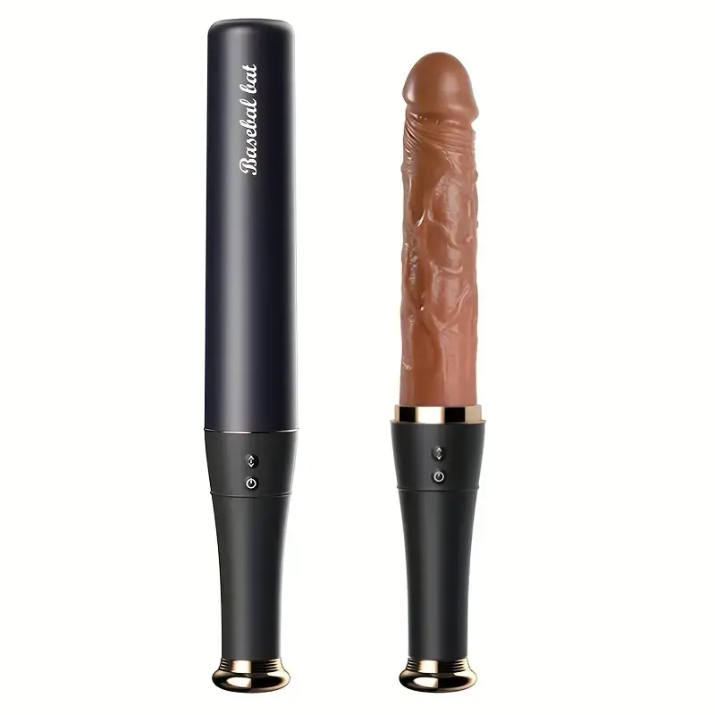 Thrusting Dildo Vibrator Sex Toys - Realistic Baseball Vibrating Dildo Heating Vibrators with 10 Thrusting & 10 Vibrating Modes for G Spot Anal Dildos