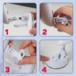 Heating Telescopic Thrusting Vibrating Dildo G-Spot Vibrator, Automatic HandsFree 3D Realistic Dildo Clit Anal Vagina Stimulator with Suction Cup Base Sex Machine