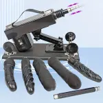 Sex machine Gun Automatic Masturbation Quiet Love Machines Vibrator for Women with 5 Black Dildos