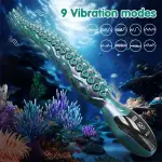Realistic Octopus Tentacle G-Spot Vibrator with LED Display - 9 Powerful Modes, Rechargeable Battery, Latex-Free Adult Sex Toy