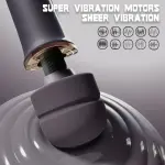 AV Stick Vibrator, Rechargeable Handheld Clitoral Stimulator, Powerful Sheer Vibration, Lithium Battery Powered, Ideal for Female Couples Foreplay and Intimate Moments