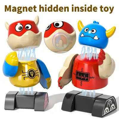 35pcs Magnetic Monster Robot Building Toy Set - STEM DIY Creativity Kit for Kids Ages 3 4 5 6 7 Years Old