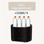 Smart Automatic Cat Water Dispenser with Transparent Window - USB-Powered (No Batteries Needed), Spill-Proof IPX4, Large 74.39oz Capacity