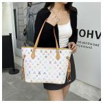 Retro classic old flower tote bag women's large capacity 2025 new style high-end fashion single shoulder underarm bag